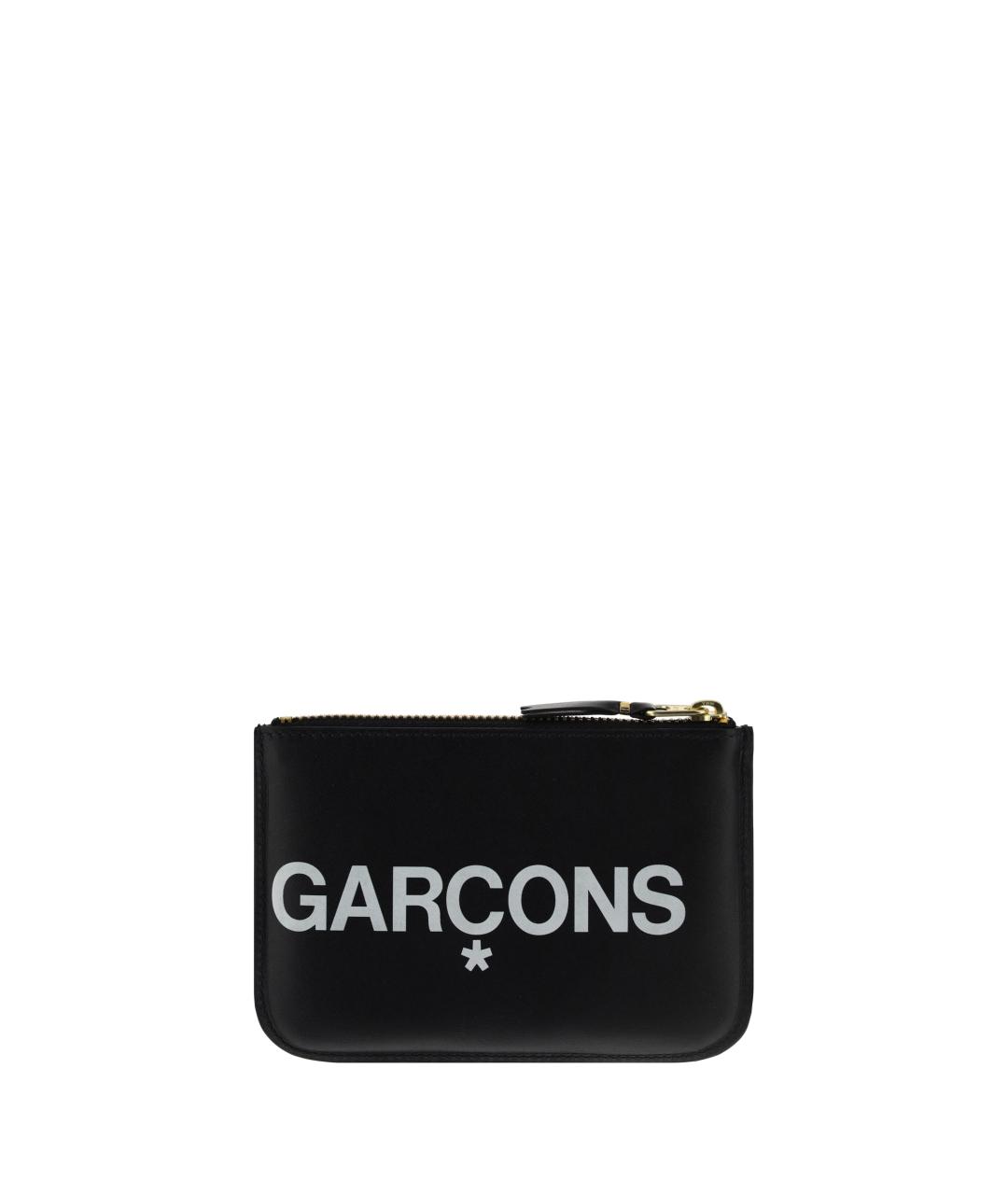 COMME DES GARÇONS Черный кожаный кошелек, фото 2