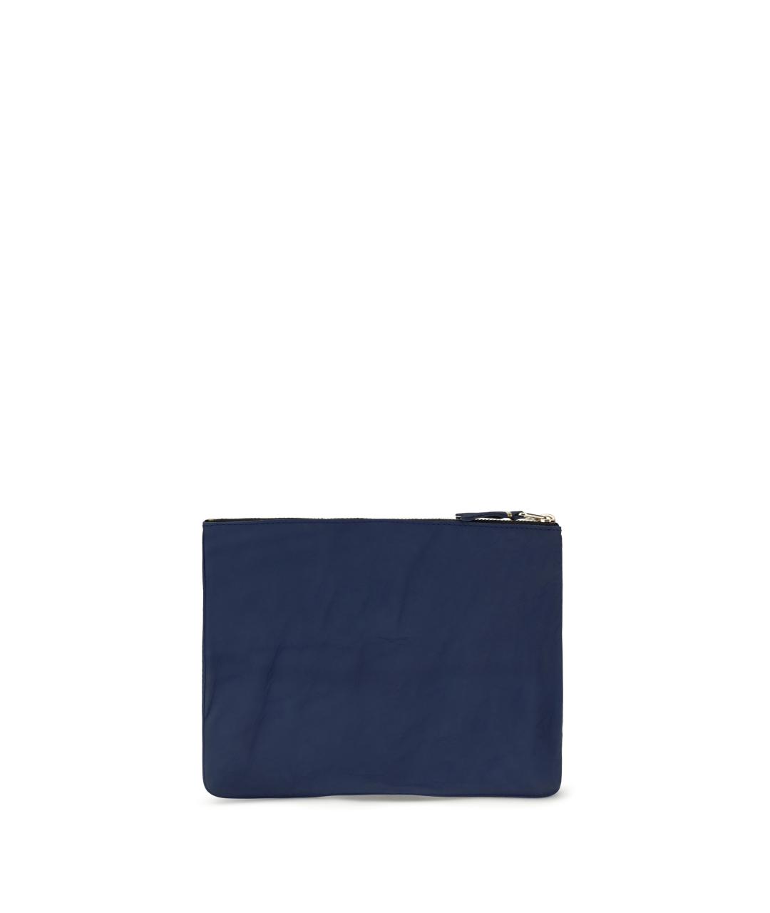 COMME DES GARÇONS WALLET Темно-синий кожаный кардхолдер, фото 2