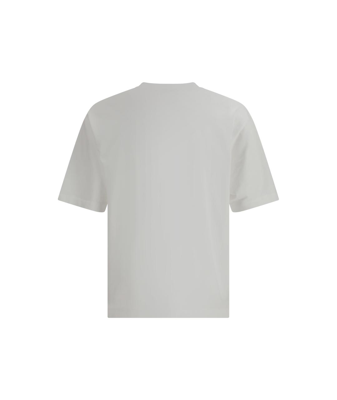 DSQUARED2 Белая хлопковая футболка, фото 2