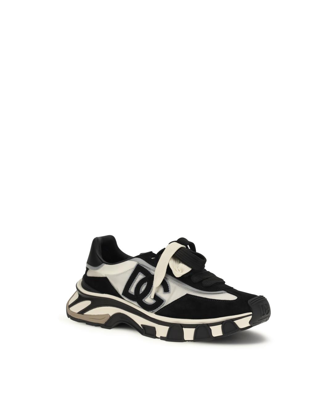 DOLCE&GABBANA Мульти кожаные низкие кроссовки / кеды, фото 2