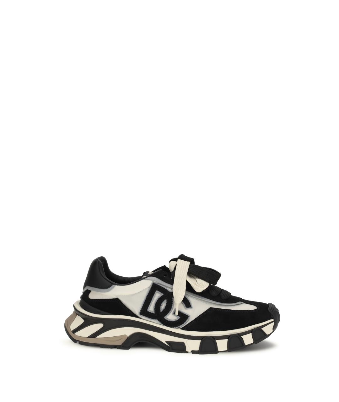 DOLCE&GABBANA Мульти кожаные низкие кроссовки / кеды, фото 1