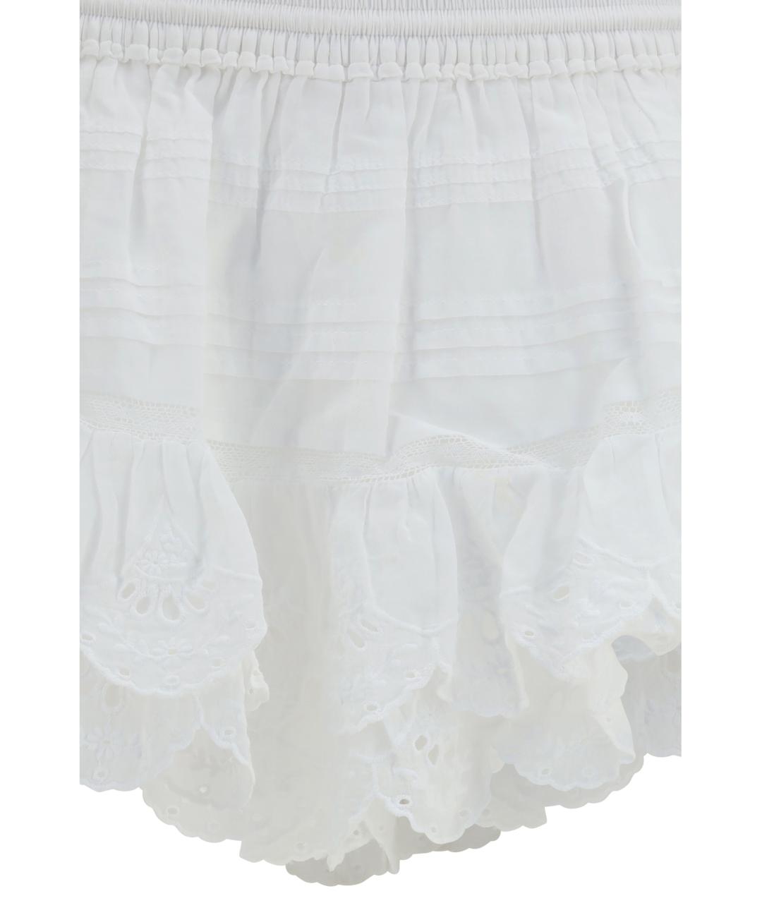 ISABEL MARANT ETOILE Белые хлопковые шорты, фото 3