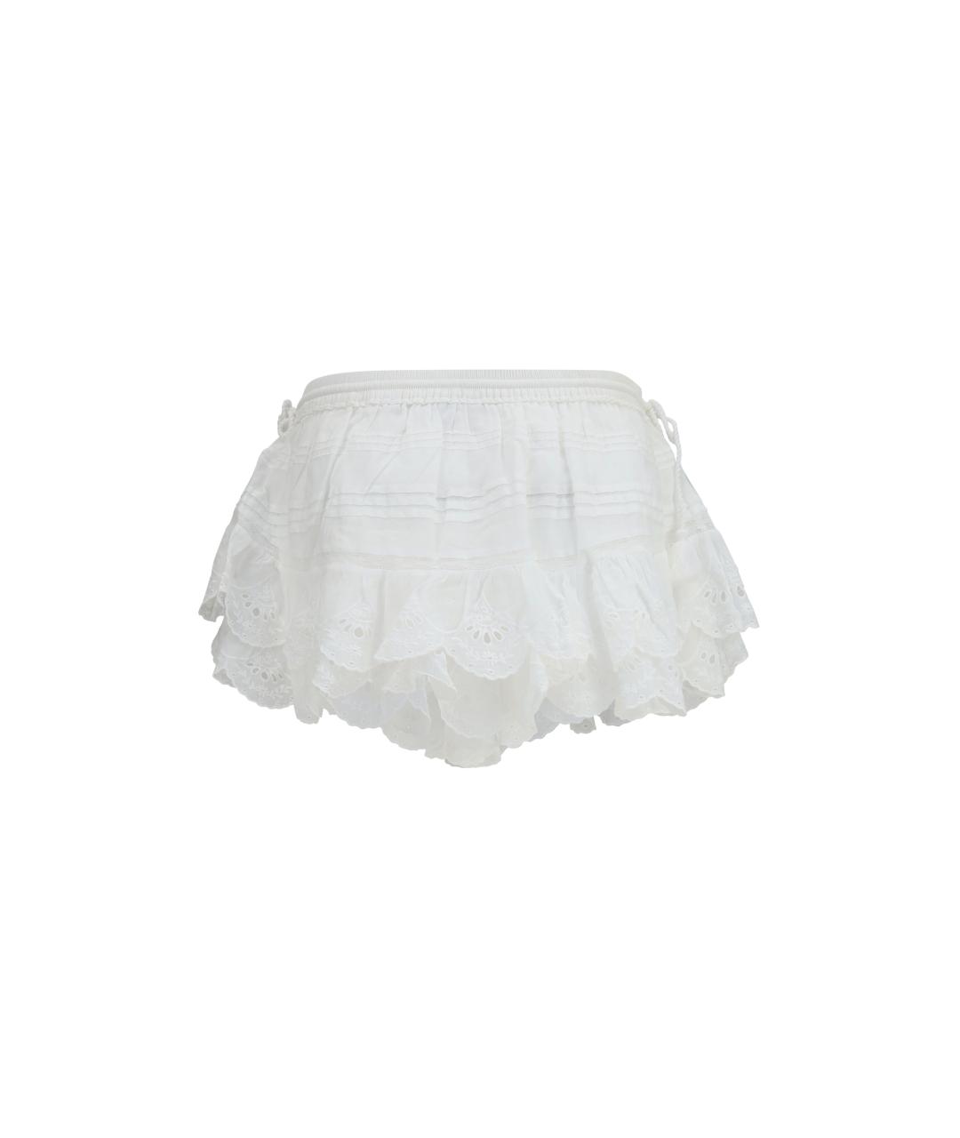 ISABEL MARANT ETOILE Белые хлопковые шорты, фото 2