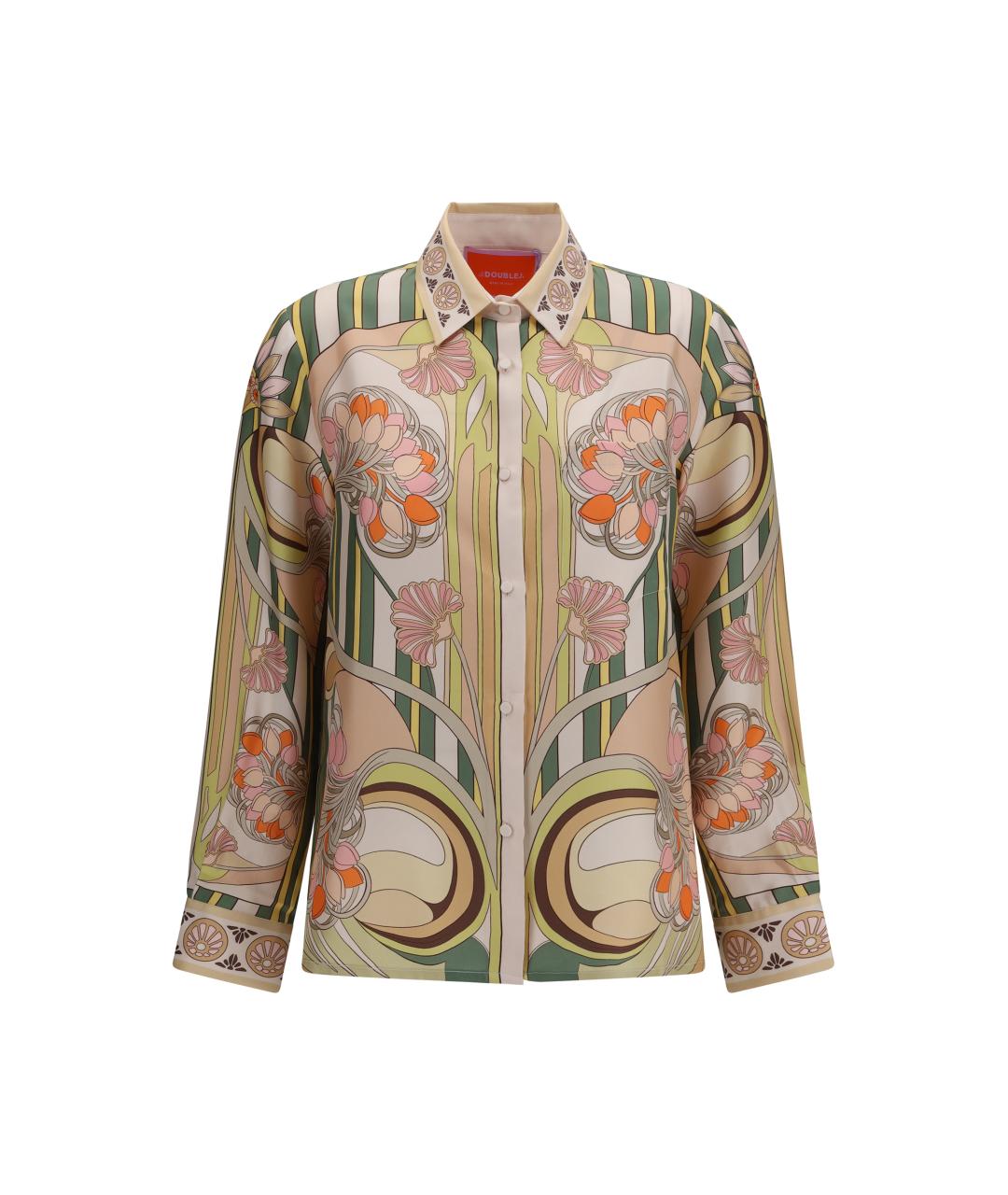 LA DOUBLEJ Мульти шелковая рубашка, фото 1