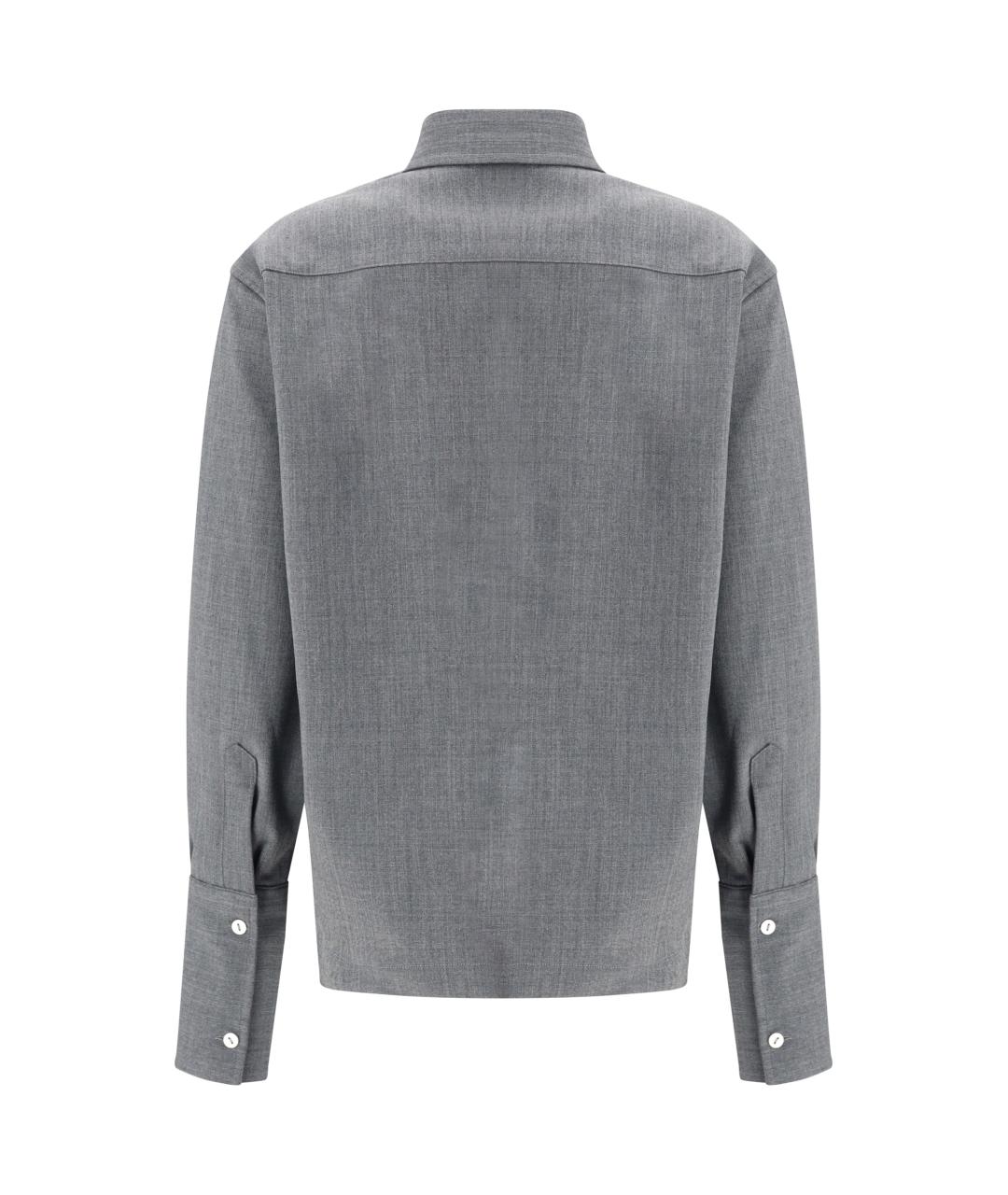 THELATEST Серая полиэстеровая рубашка, фото 2