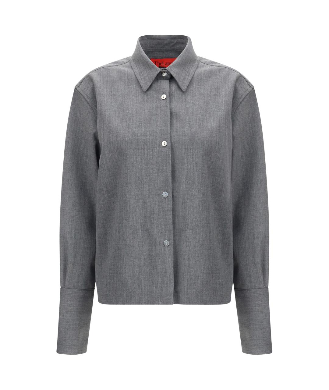 THELATEST Серая полиэстеровая рубашка, фото 1