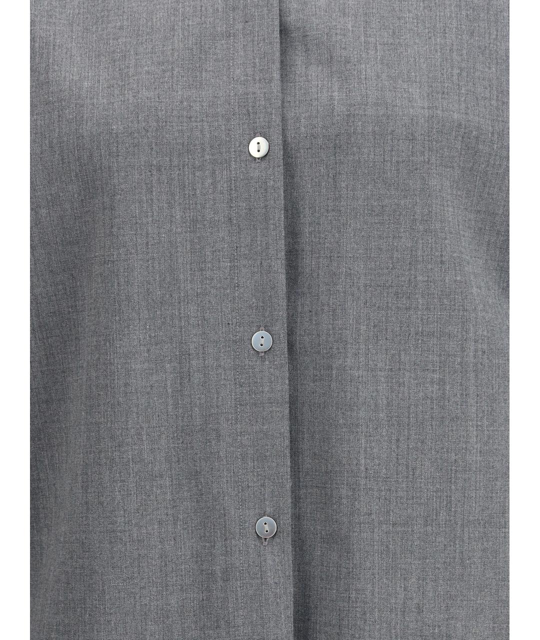 THELATEST Серая полиэстеровая рубашка, фото 3