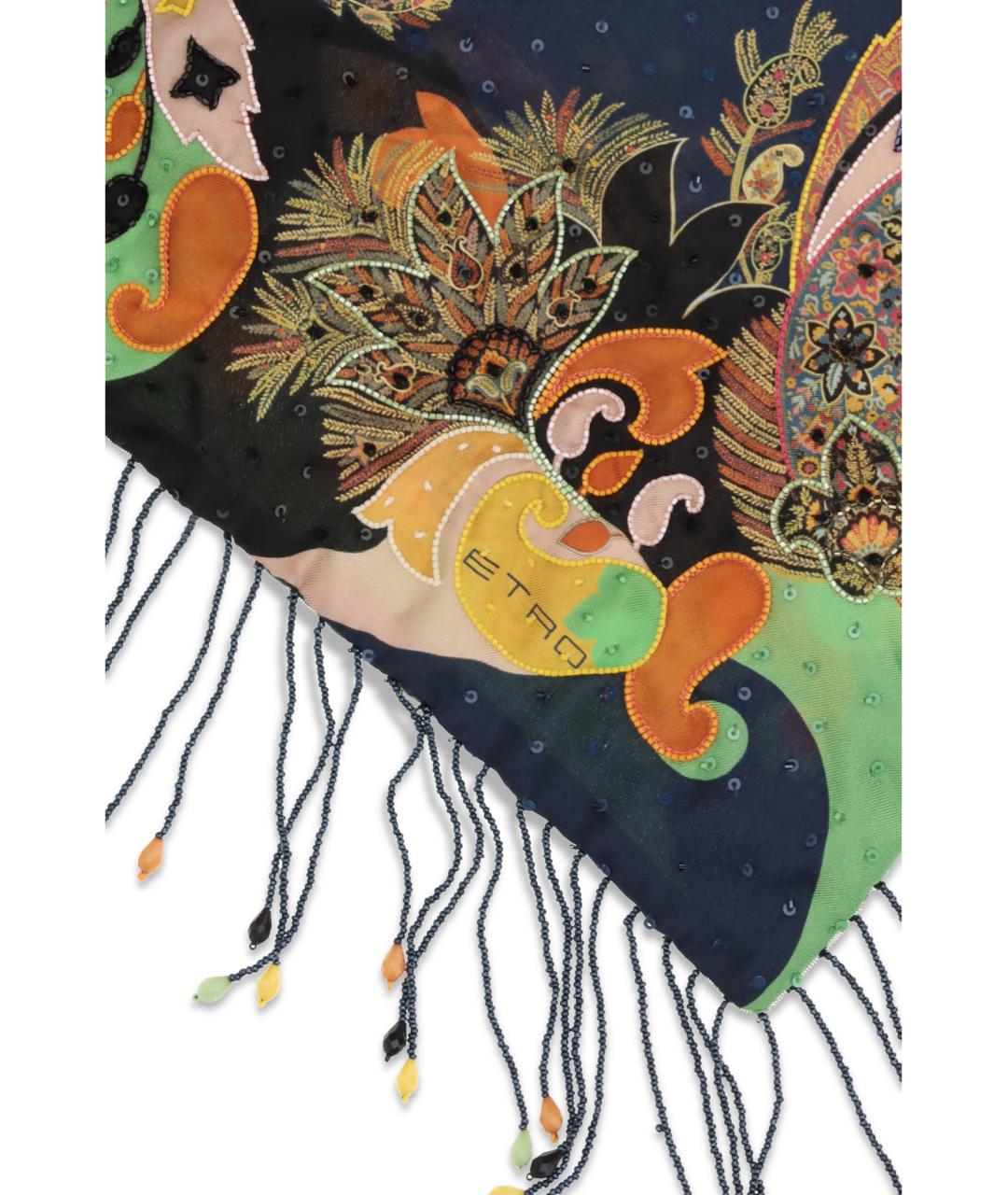 ETRO Мульти шелковый платок, фото 3
