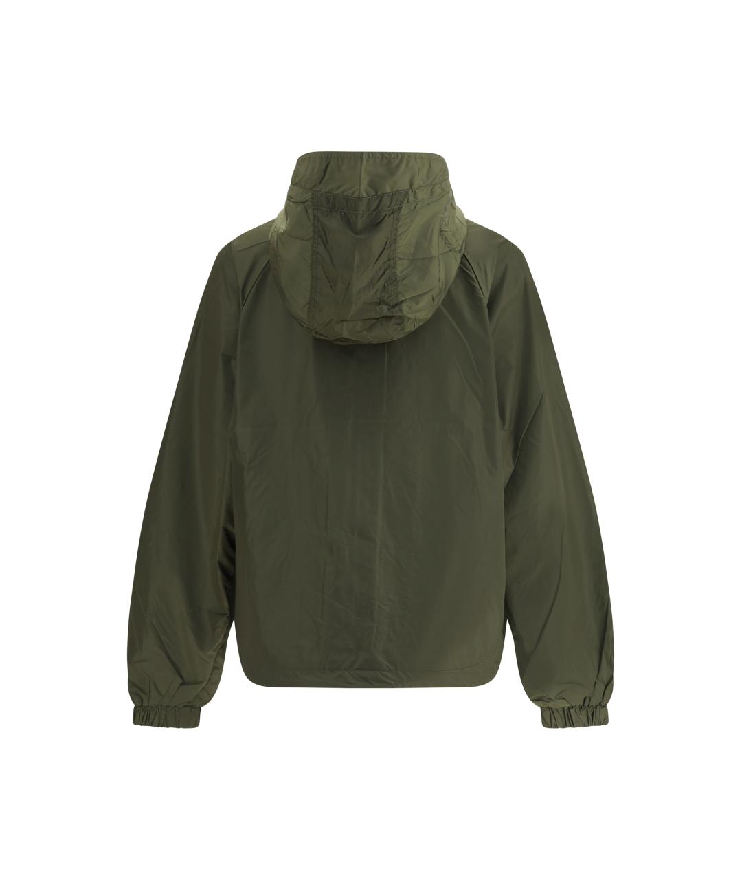 GANNI Зеленая полиамидовая куртка, фото 2