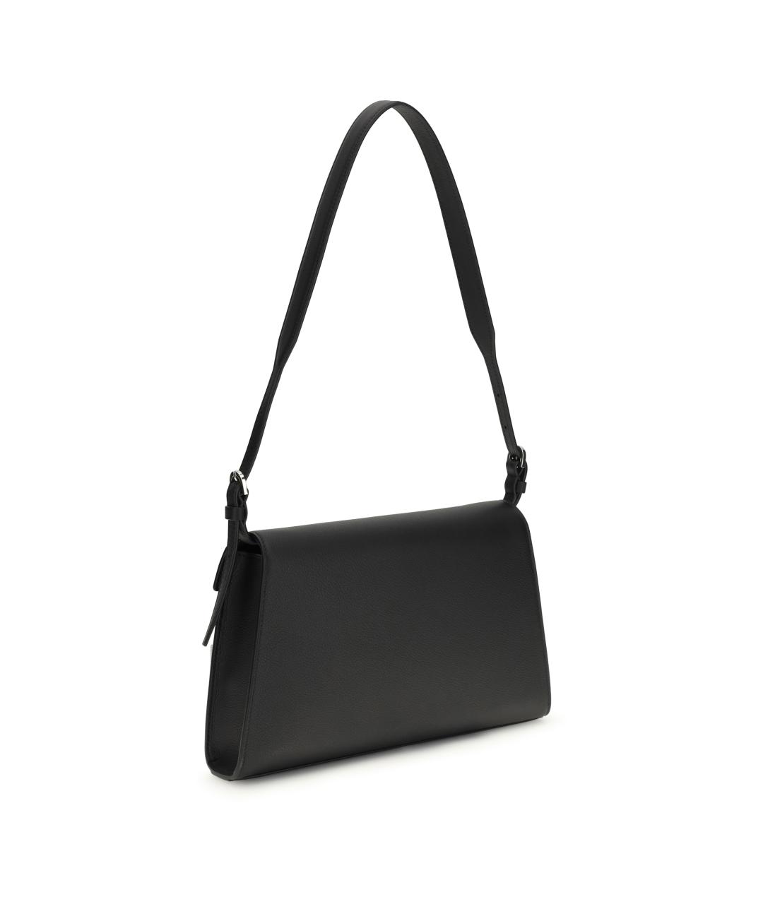 Savette Черная кожаная сумка через плечо, фото 3