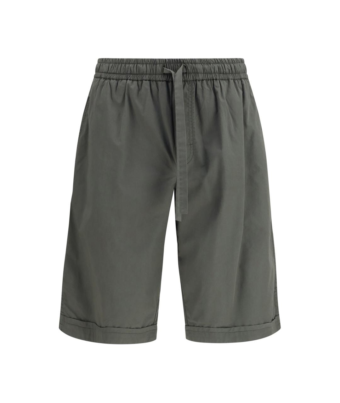 DOLCE&GABBANA Серые хлопковые шорты, фото 1