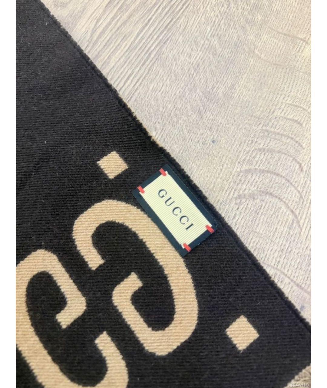 GUCCI Мульти шерстяной шарф, фото 3