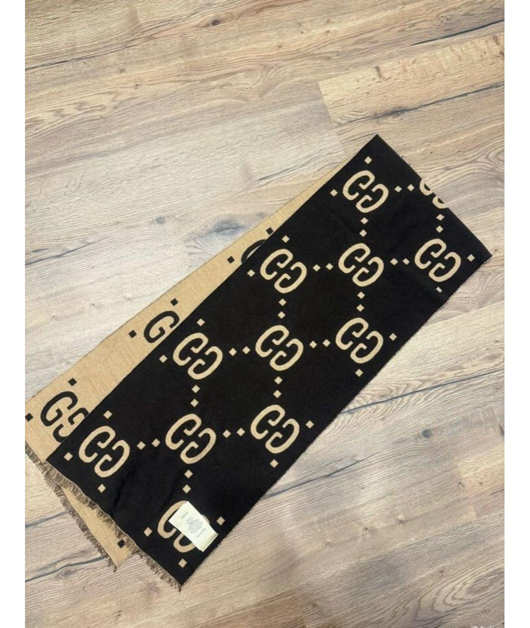 GUCCI Мульти шерстяной шарф, фото 8