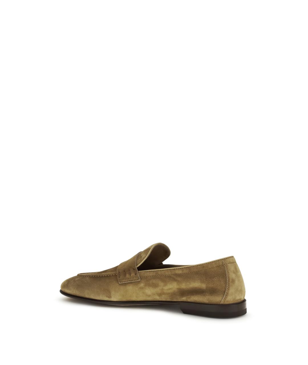 BALLY Бежевые замшевые лоферы, фото 3