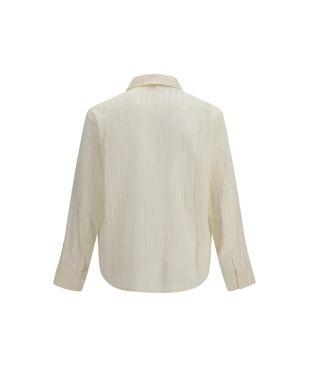 SEFR Белая хлопковая классическая рубашка, фото 2