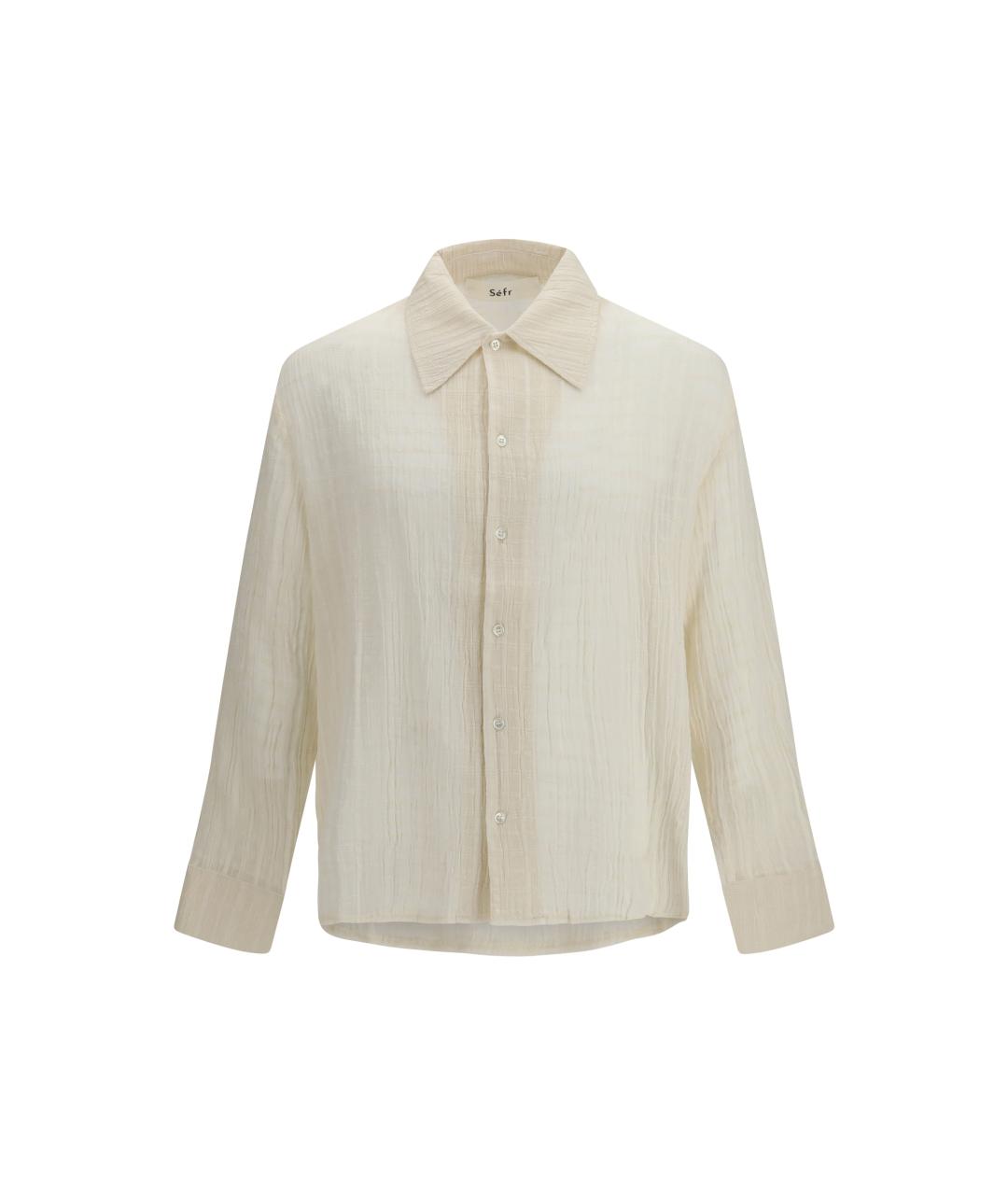 SEFR Белая хлопковая классическая рубашка, фото 1