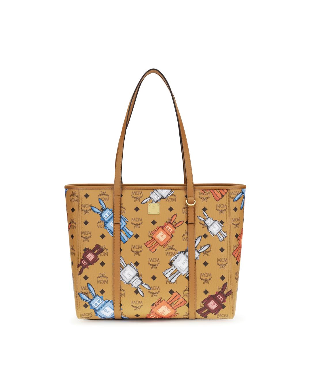 MCM Коричневая кожаная сумка тоут, фото 1