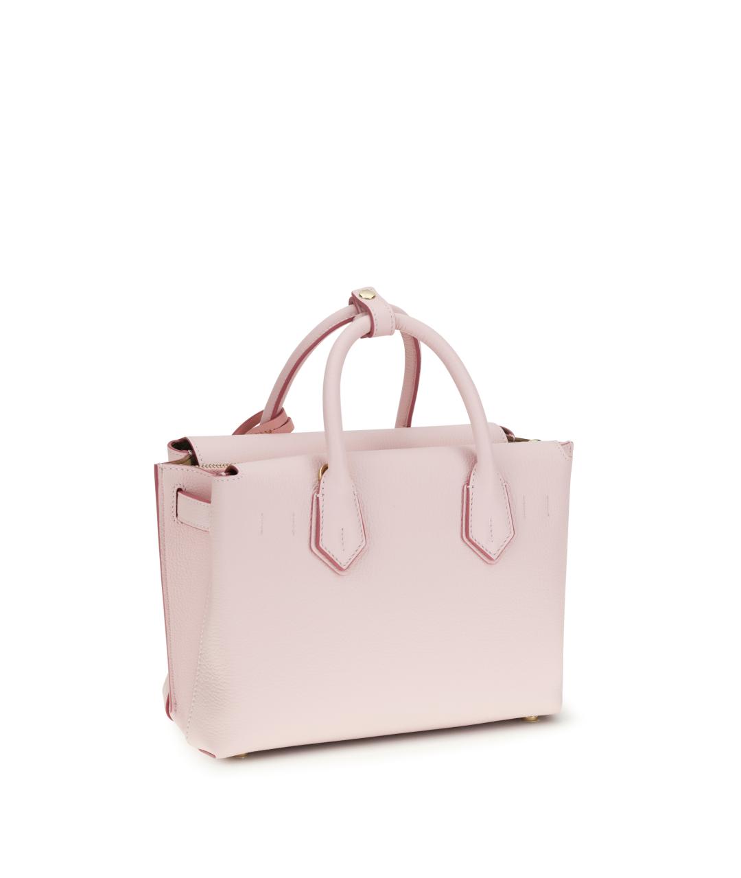 MCM Розовая кожаная сумка тоут, фото 3