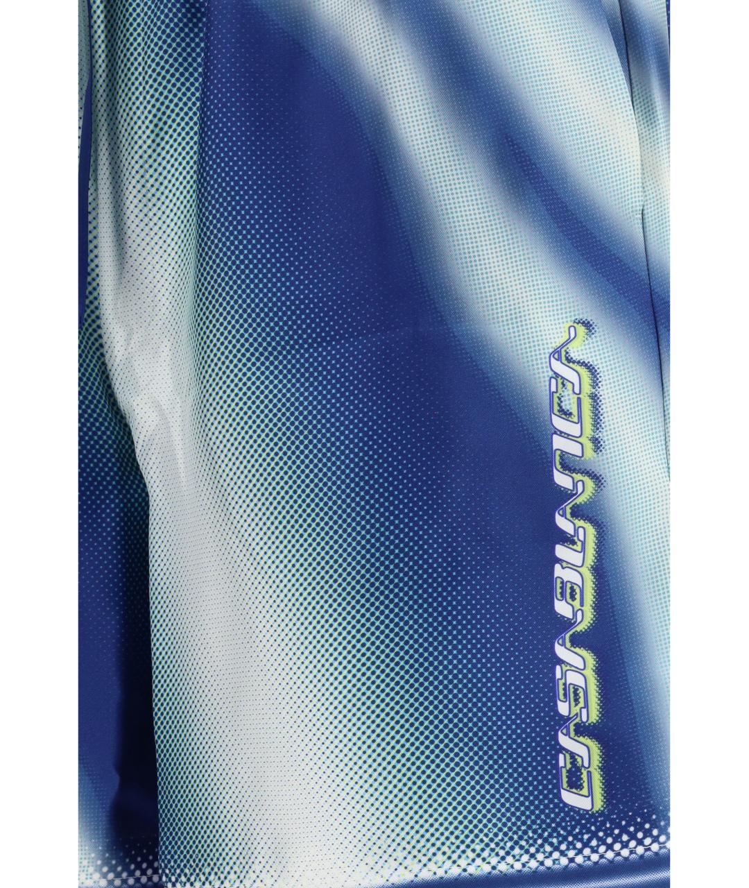 CASABLANCA Синие шелковые шорты, фото 3