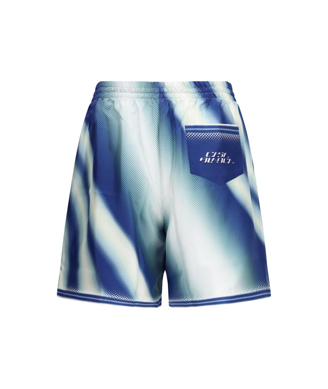 CASABLANCA Синие шелковые шорты, фото 2