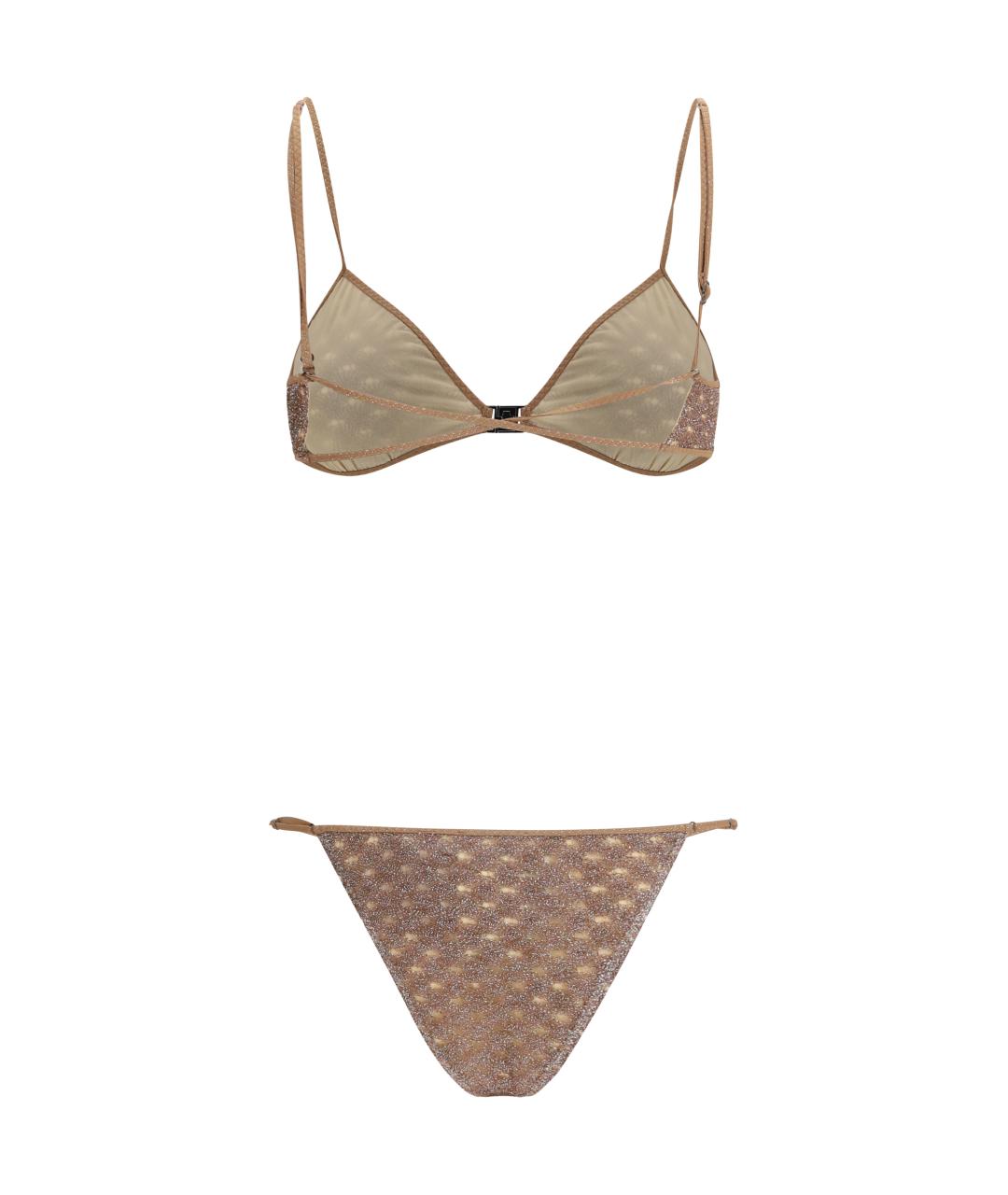 MISSONI Коричневый вискозный купальник, фото 2