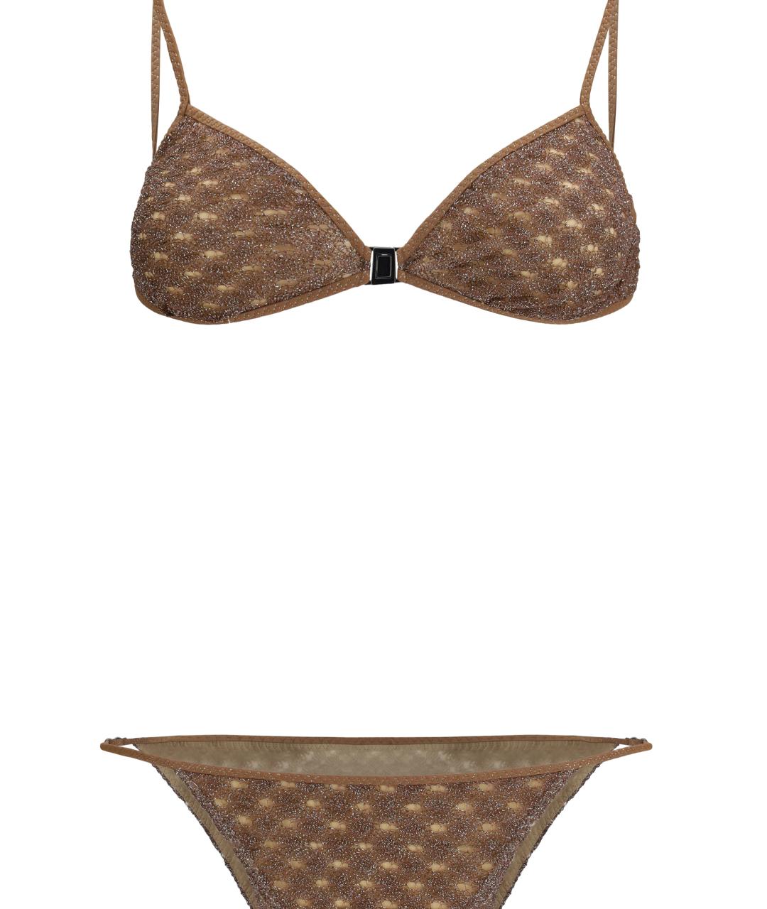 MISSONI Коричневый вискозный купальник, фото 3