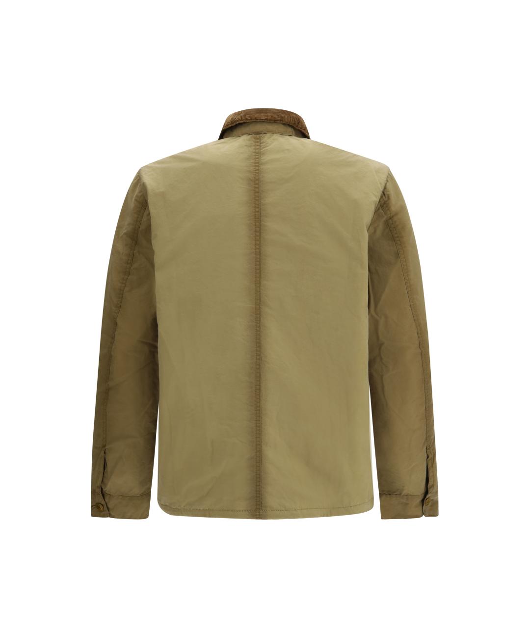BARBOUR Хаки хлопковая куртка, фото 2