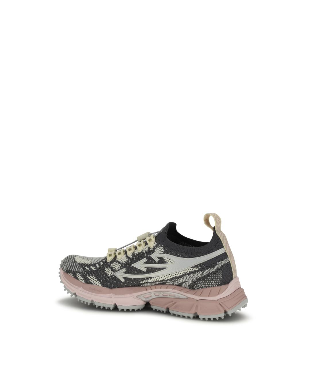 OFF-WHITE Мульти текстильные кроссовки, фото 3