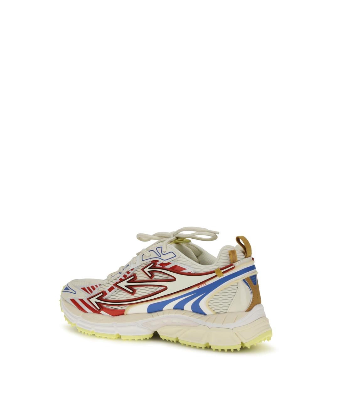 OFF-WHITE Мульти текстильные низкие кроссовки / кеды, фото 3