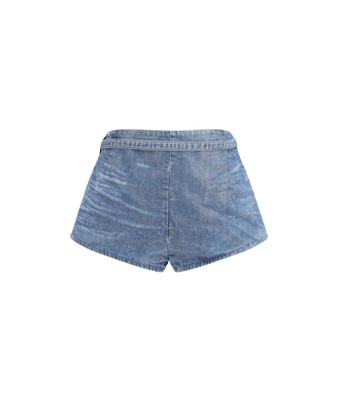 DIESEL Синие хлопковые шорты, фото 1