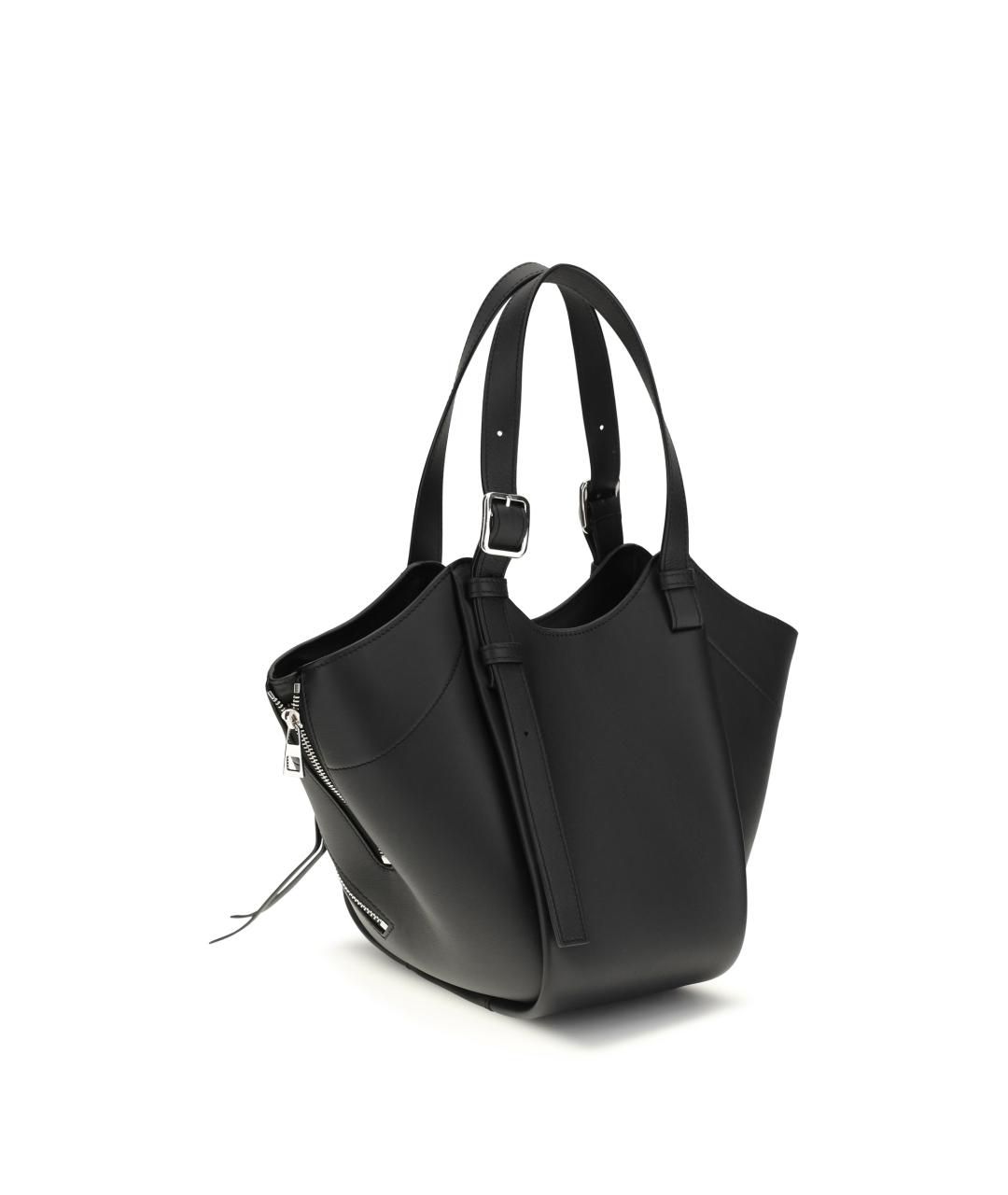 LOEWE Черная кожаная сумка тоут, фото 3