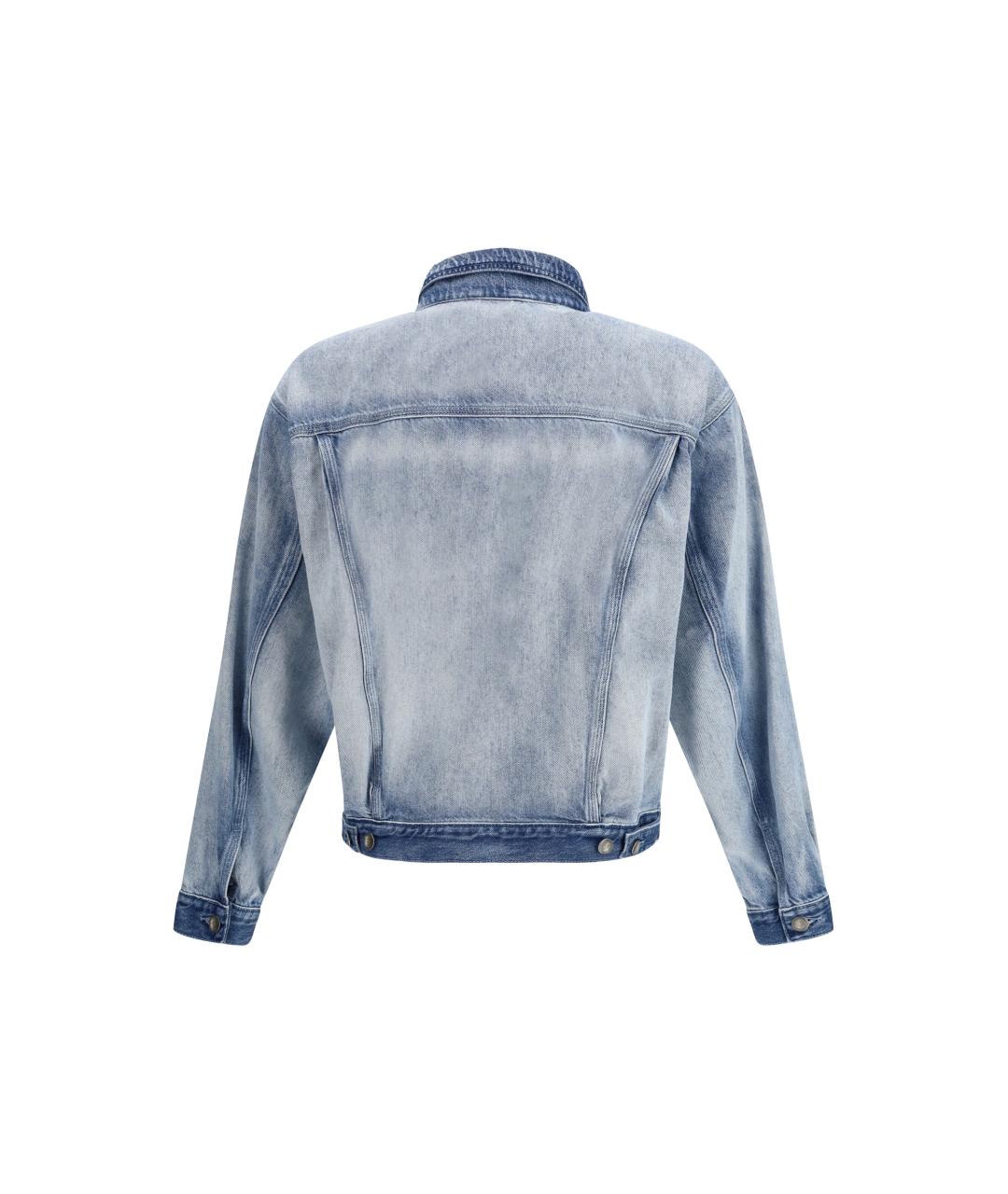 DIESEL Синяя хлопковая куртка, фото 2