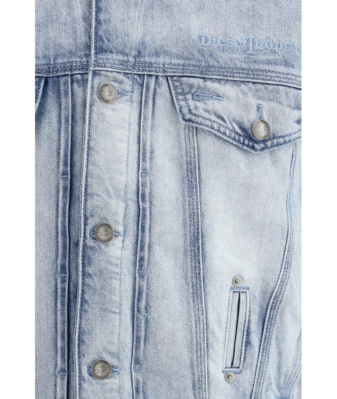 DIESEL Синяя хлопковая куртка, фото 3