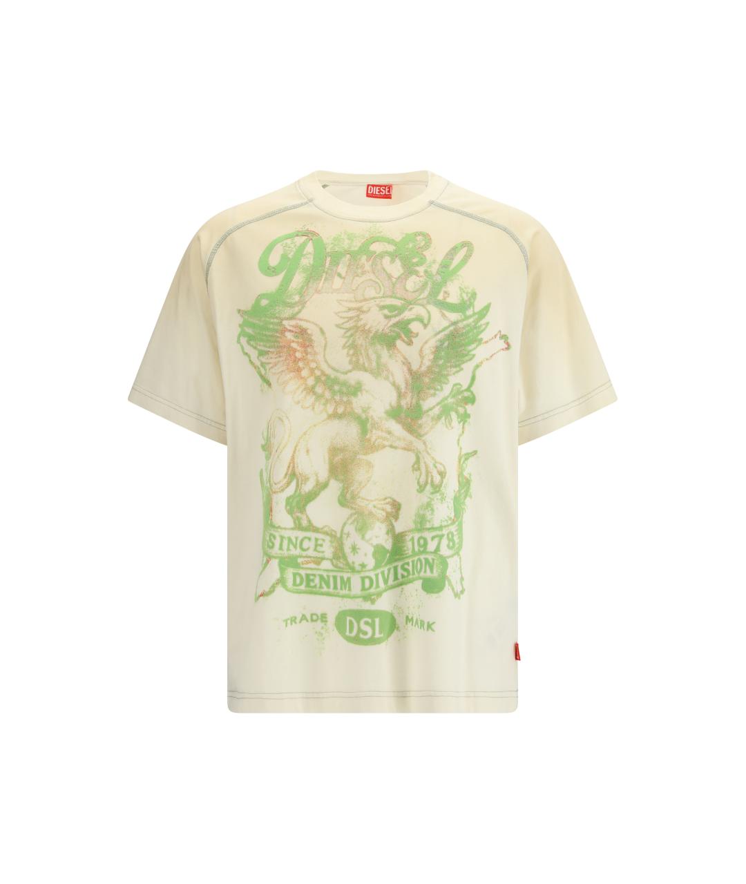 DIESEL Хлопковая футболка, фото 1