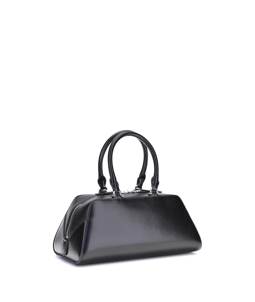 GIVENCHY Черная кожаная сумка с короткими ручками, фото 3