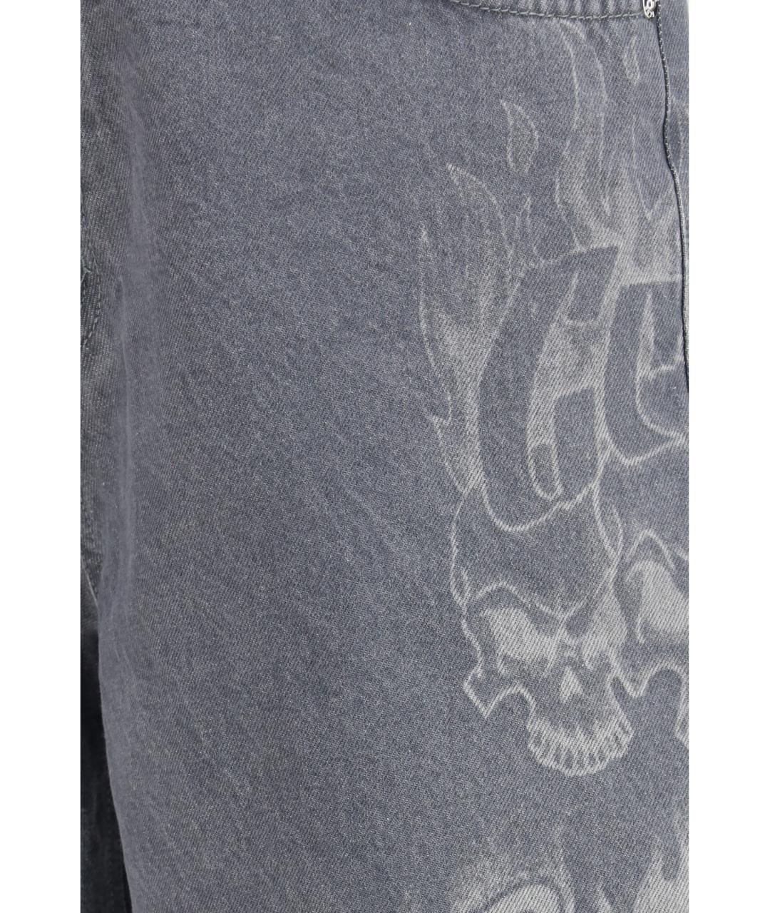 GCDS Серые хлопковые шорты, фото 3