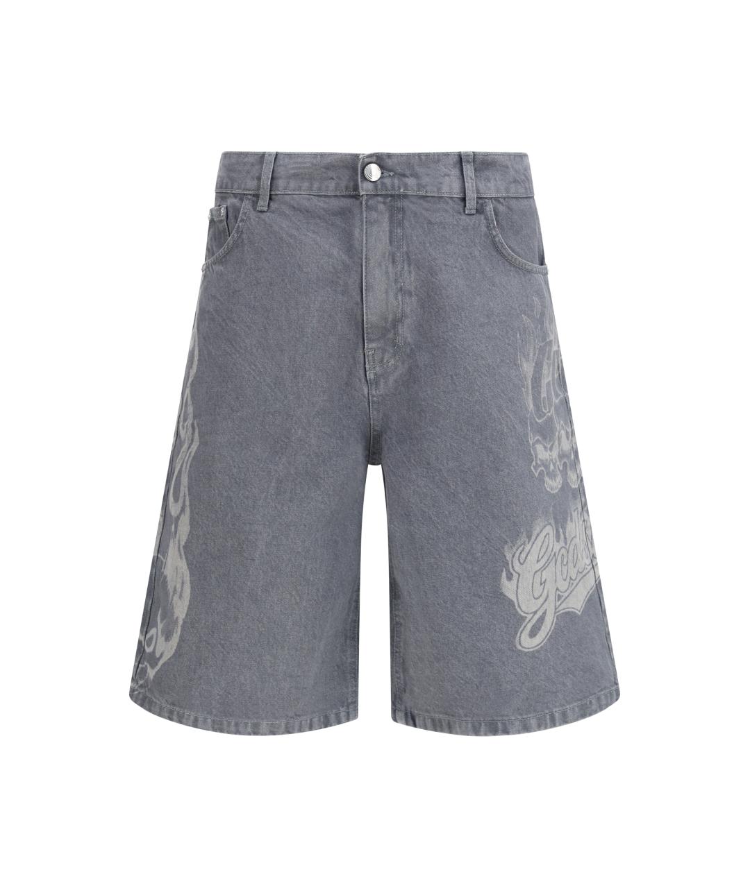 GCDS Серые хлопковые шорты, фото 1