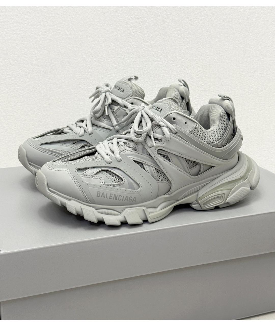 BALENCIAGA Серые текстильные кроссовки, фото 2