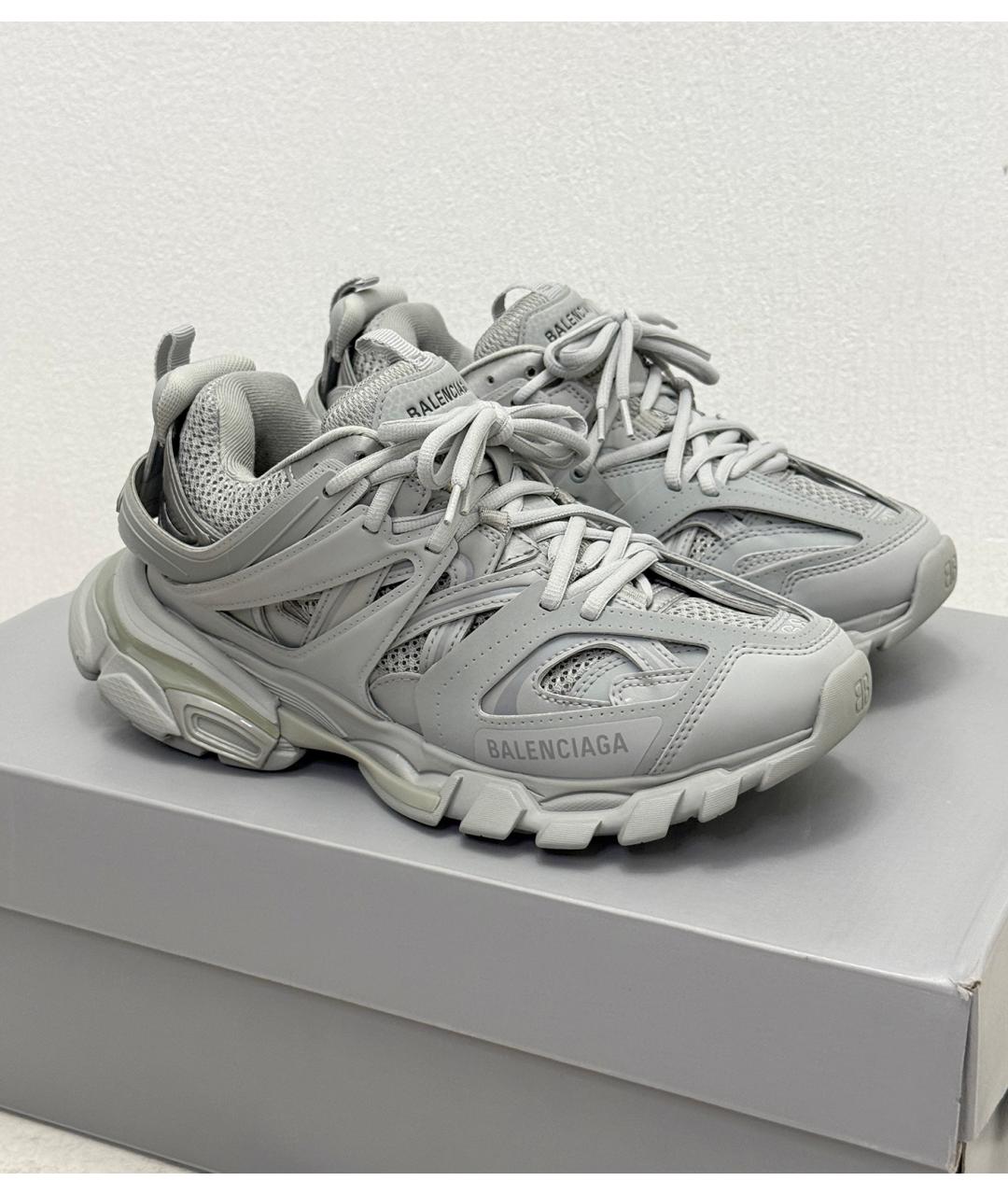 BALENCIAGA Серые текстильные кроссовки, фото 7