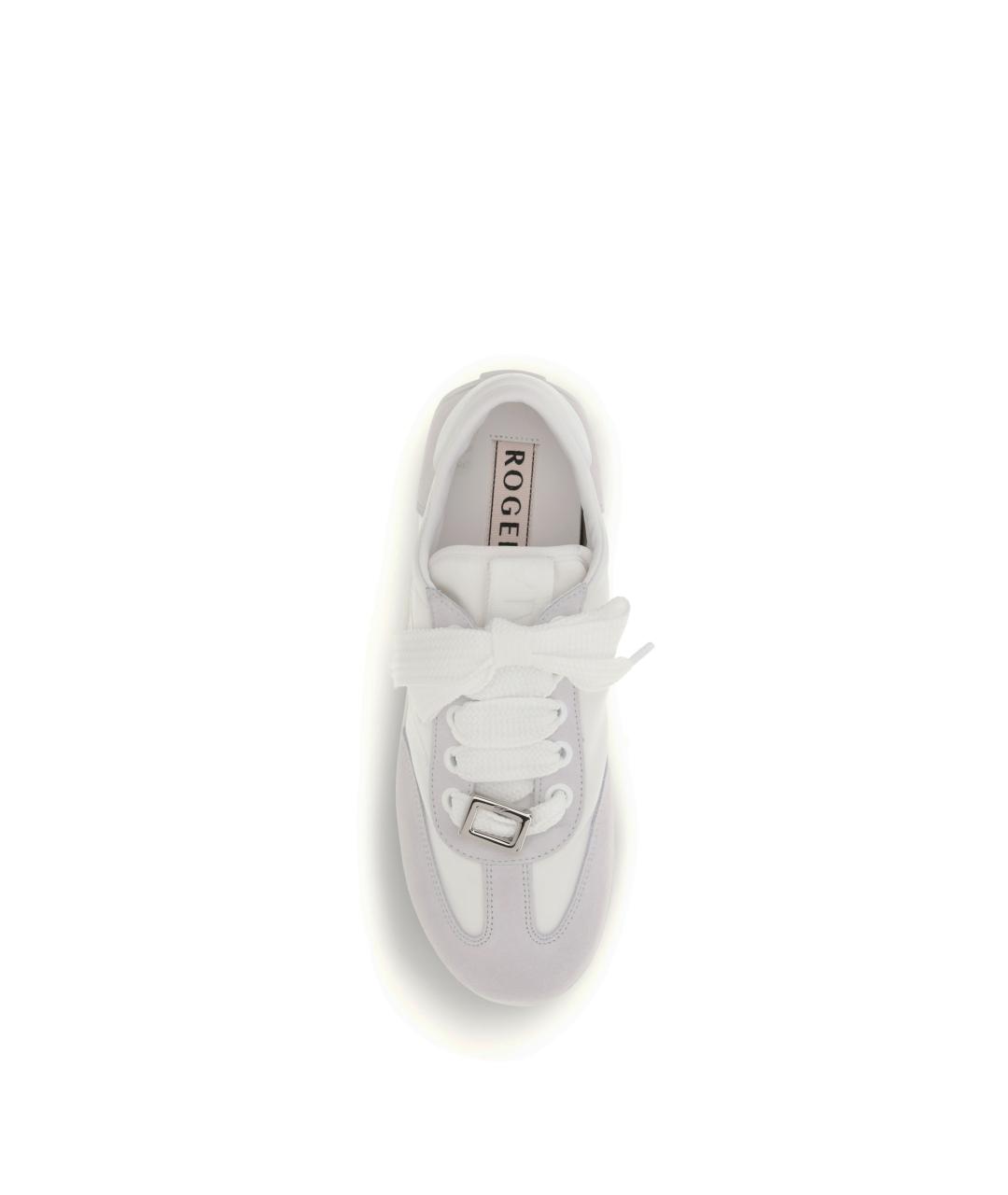 ROGER VIVIER Мульти кожаные кроссовки, фото 4