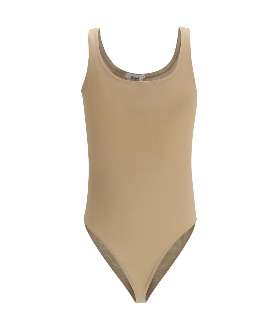 WOLFORD Бежевое хлопковое боди, фото 2