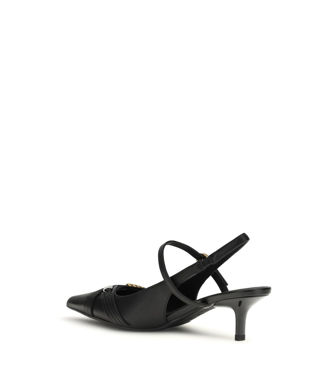 PINKO Черные кожаные туфли, фото 3