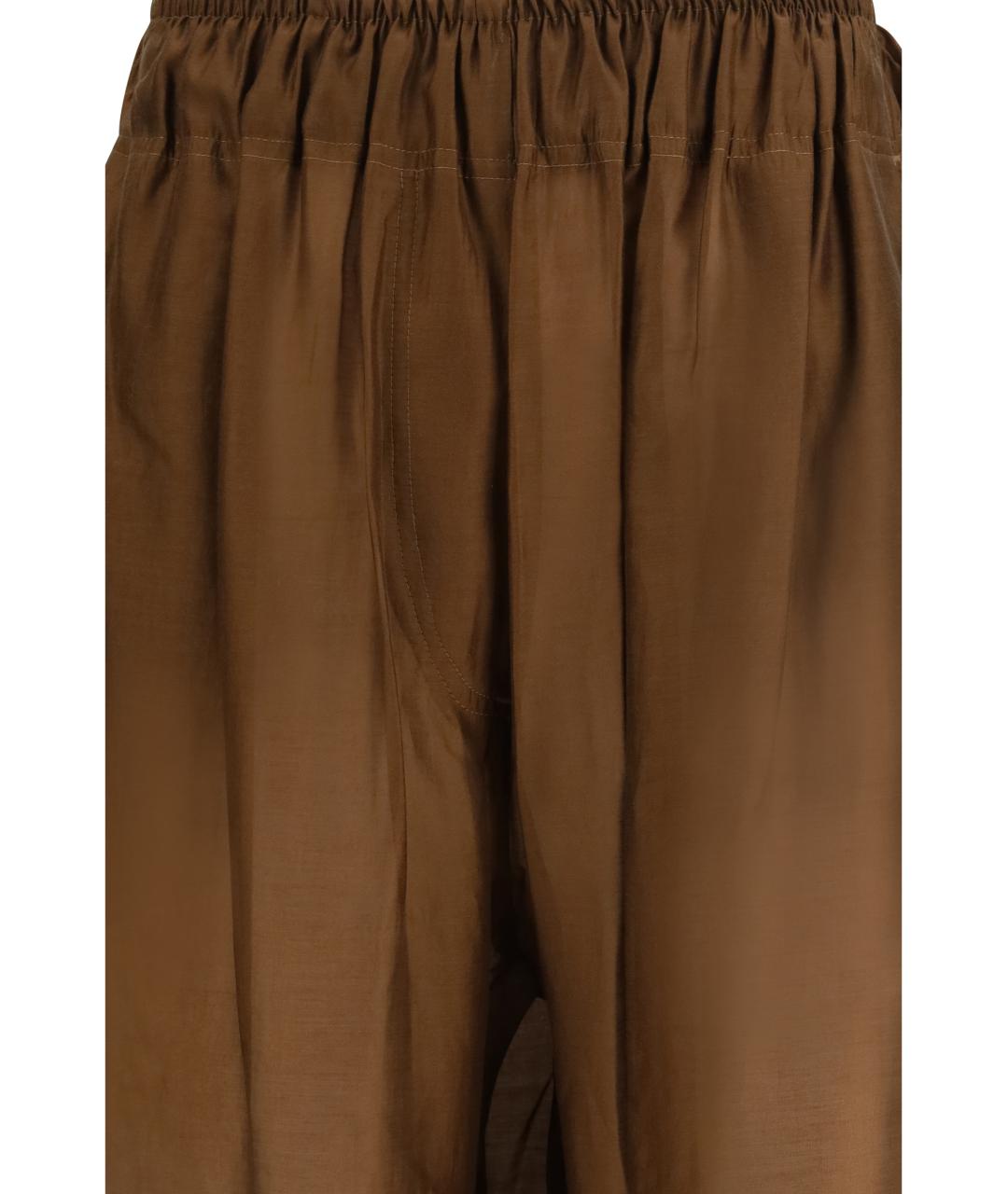 THELATEST Коричневые прямые брюки, фото 3