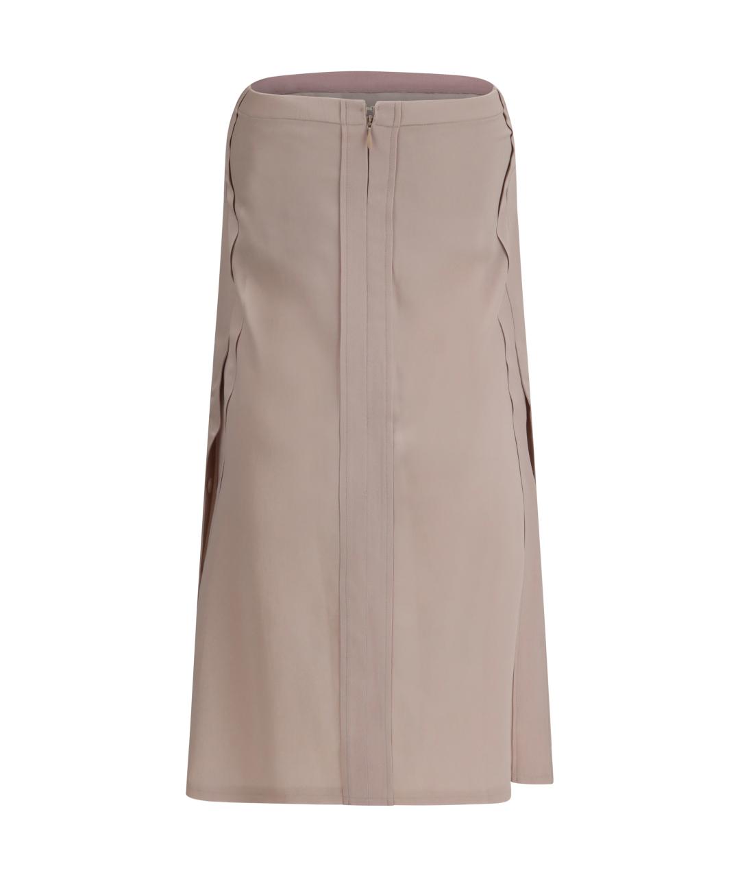 DI STAVNITSER Бежевая ацетатная майка, фото 2