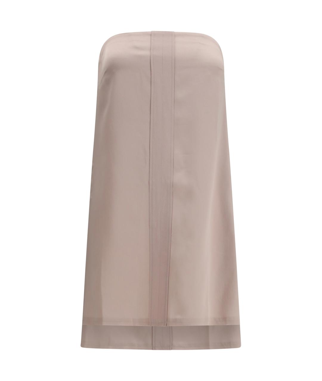 DI STAVNITSER Бежевая ацетатная майка, фото 1