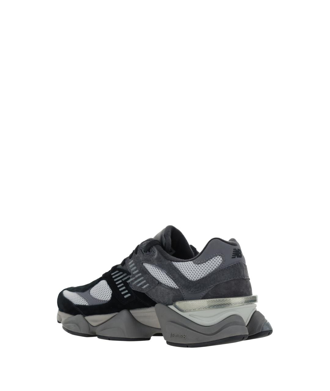 NEW BALANCE Черные замшевые низкие кроссовки / кеды, фото 3