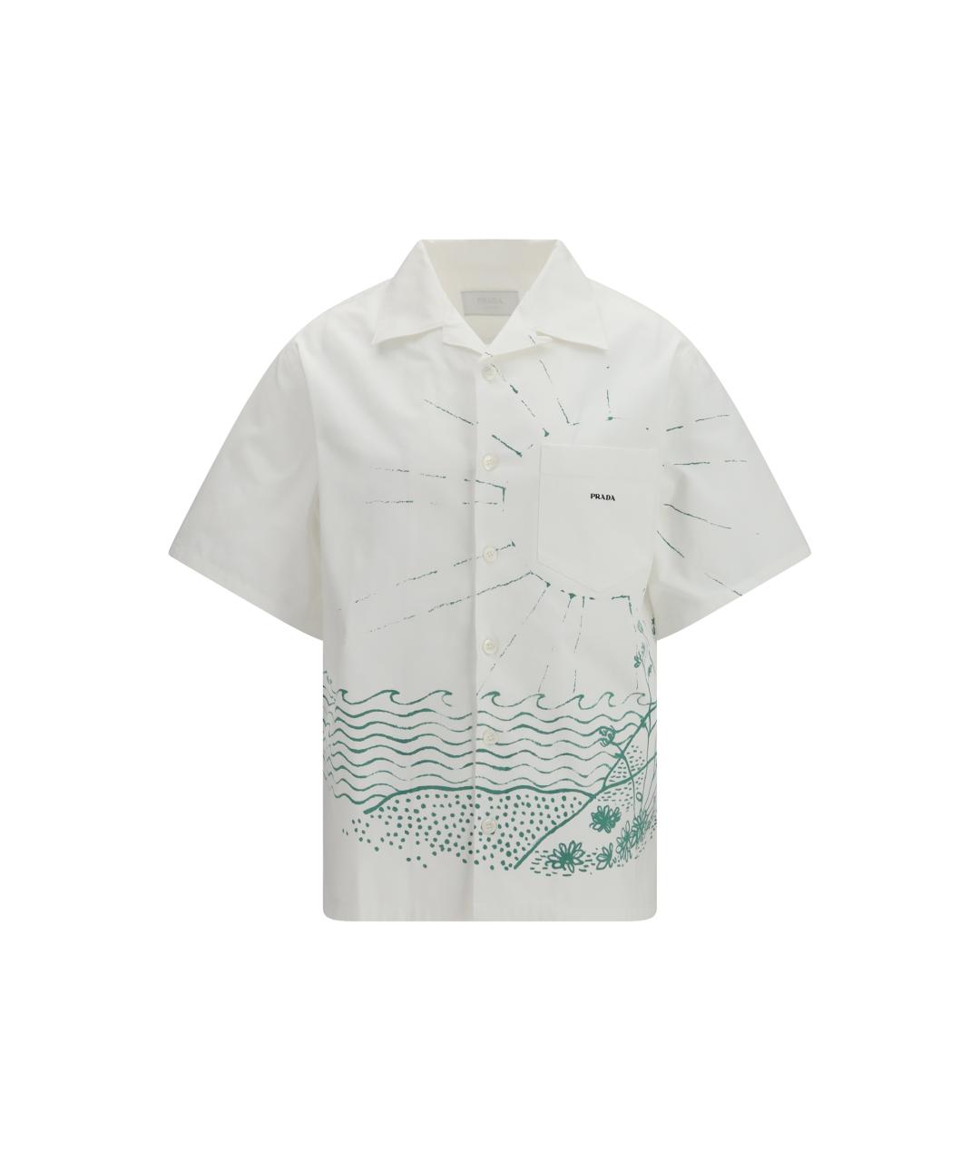 PRADA Мульти хлопковая кэжуал рубашка, фото 1