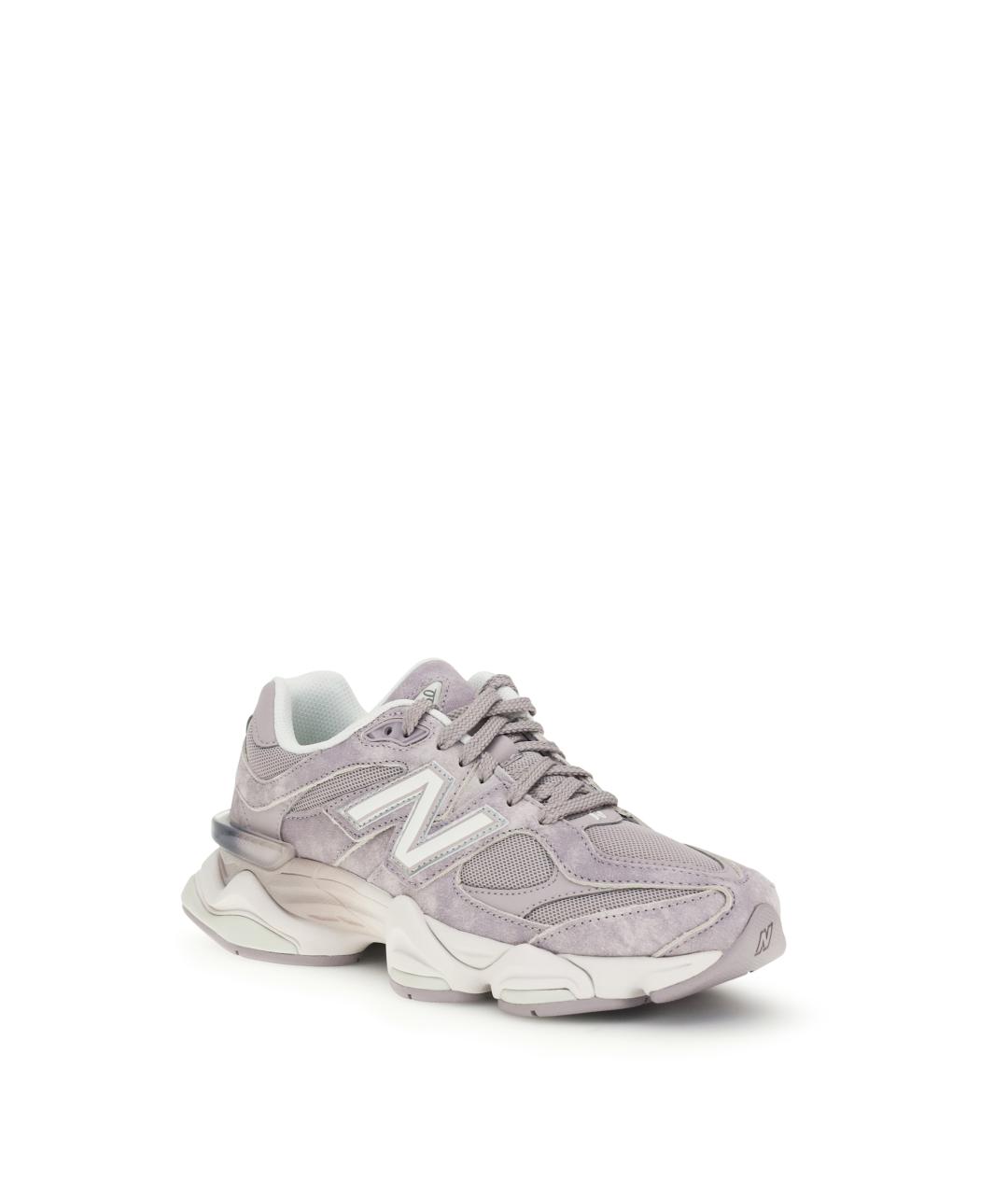 NEW BALANCE Серые замшевые низкие кроссовки / кеды, фото 2