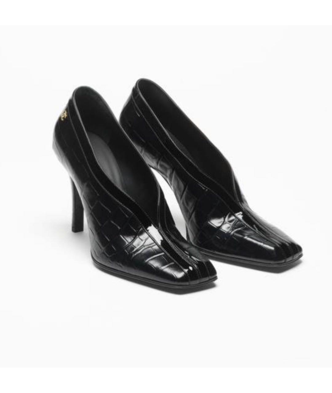 CHANEL Черные кожаные туфли, фото 2