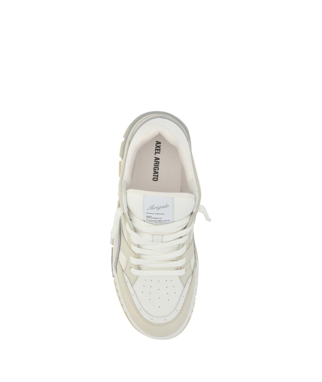 AXEL ARIGATO Белые кожаные низкие кроссовки / кеды, фото 4